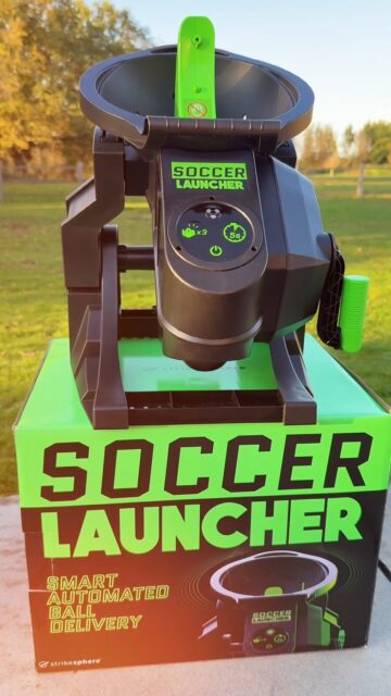 Load, Launch, Score🔥

Perfect your volley technique and ball control with the one-of-a-kind football training product ⚽ 

Strikesphere Soccer Launcher is ready to change your game:

✅ Two launch modes
✅ Six launch angles
✅ Quick setup
✅ Portable to play anywhere

Want to take on the challenge?

#soccerlauncher #strikesphere #elevateyourgame