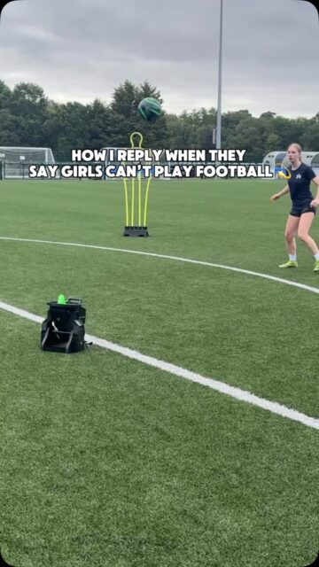 How I reply when they say girls can’t play football… I just land it in the back of the net 🥅⚽️
No words needed, just skill, motivation and confidence. Empowering the next generation of female footballers to break barriers and prove themselves on the pitch.
To every girl chasing her football dreams: keep training, keep believing, keep scoring 💪
#girlsfootball #girlswhoplayfootball #womensfootball #femalefootballer #footballskills