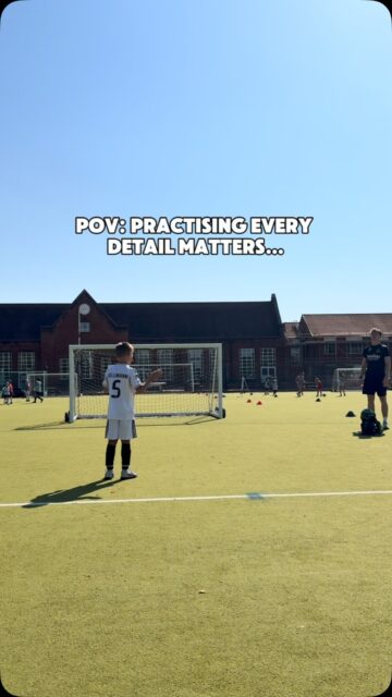 POV: practising every detail matters. ⚽Games rarely give you the same bounce twice, so training on a dead, predictable ball only gets you so far. The Soccer Launcher varies the delivery so you’re reacting to something different every time, building the kind of touch that actually holds up under match conditions.It’s the small details in training that show up in games.What detail are you working on this week? 👇#Strikesphere #SoccerLauncher #FootballTraining #FootballPractise #FootballSkills